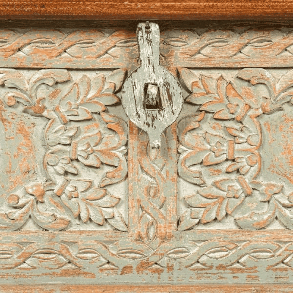 Buy Storage & Organizer - Tokyo Wooden Storage Trunk Cum Coffee Table by Home Glamour on IKIRU online store