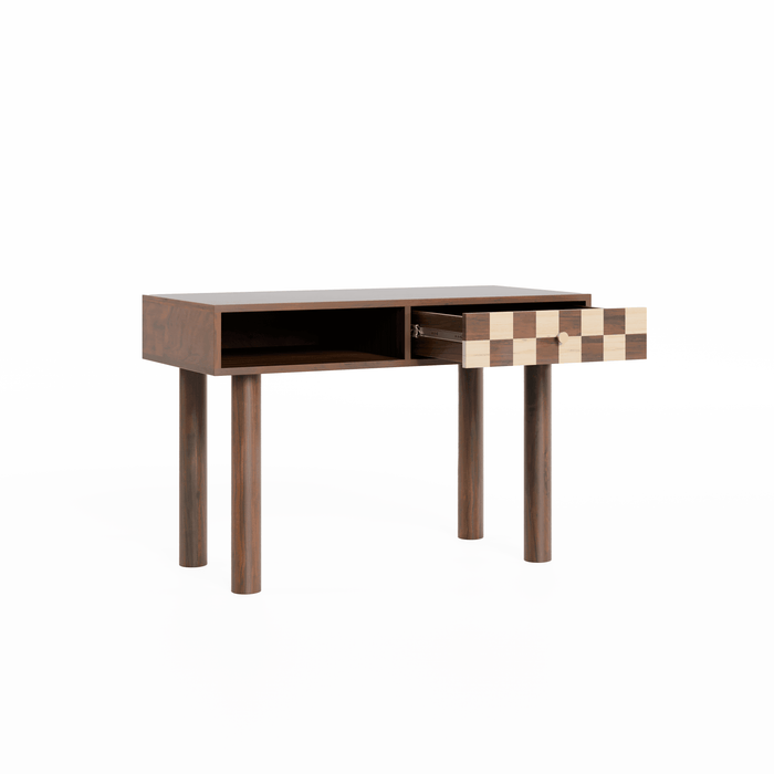 Buy Study Table - Chess Desk Drawer Table for Room & Wooden Study Table | Side Desk by Artisan Manor on IKIRU online store