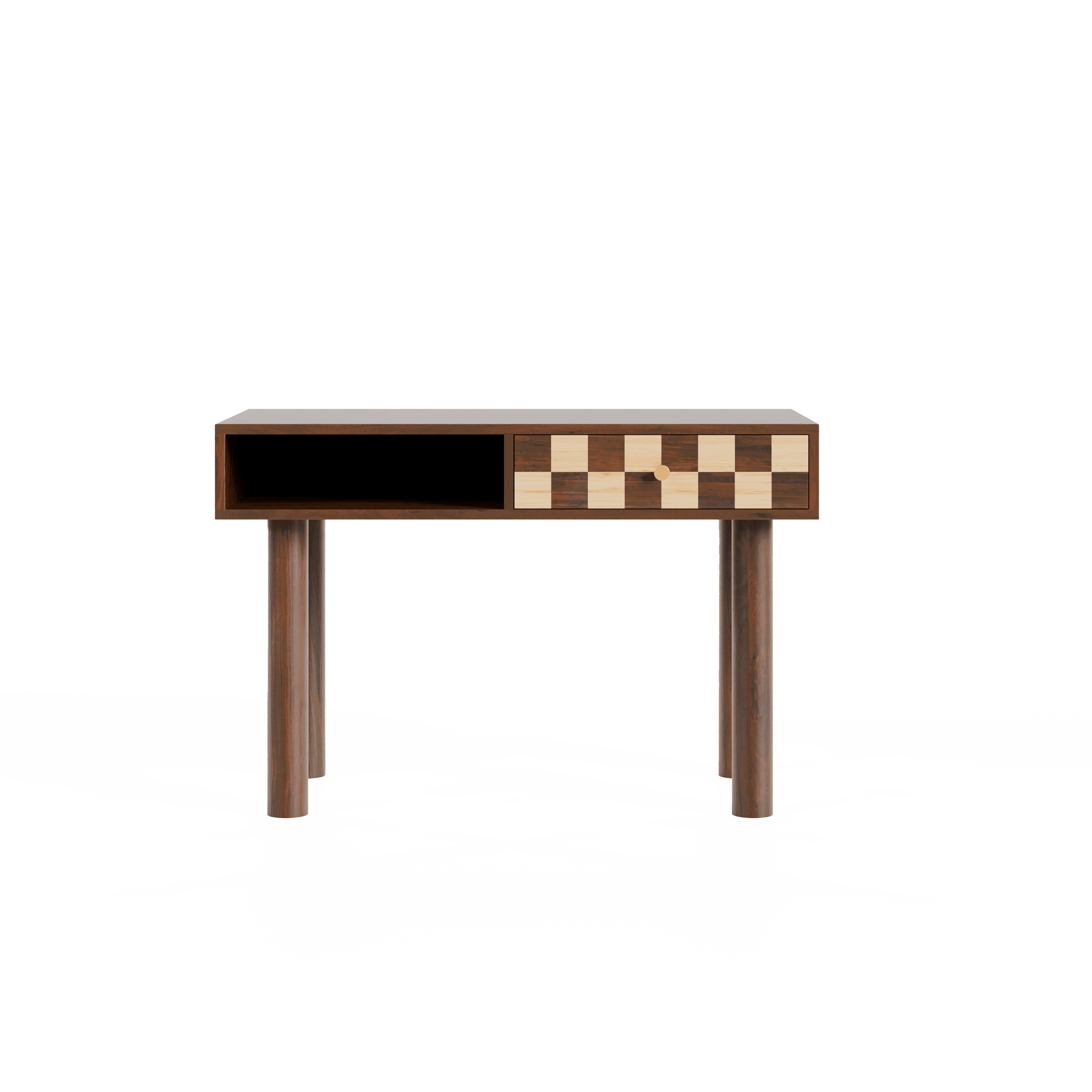 Buy Study Table - Chess Desk Drawer Table for Room & Wooden Study Table | Side Desk by Artisan Manor on IKIRU online store