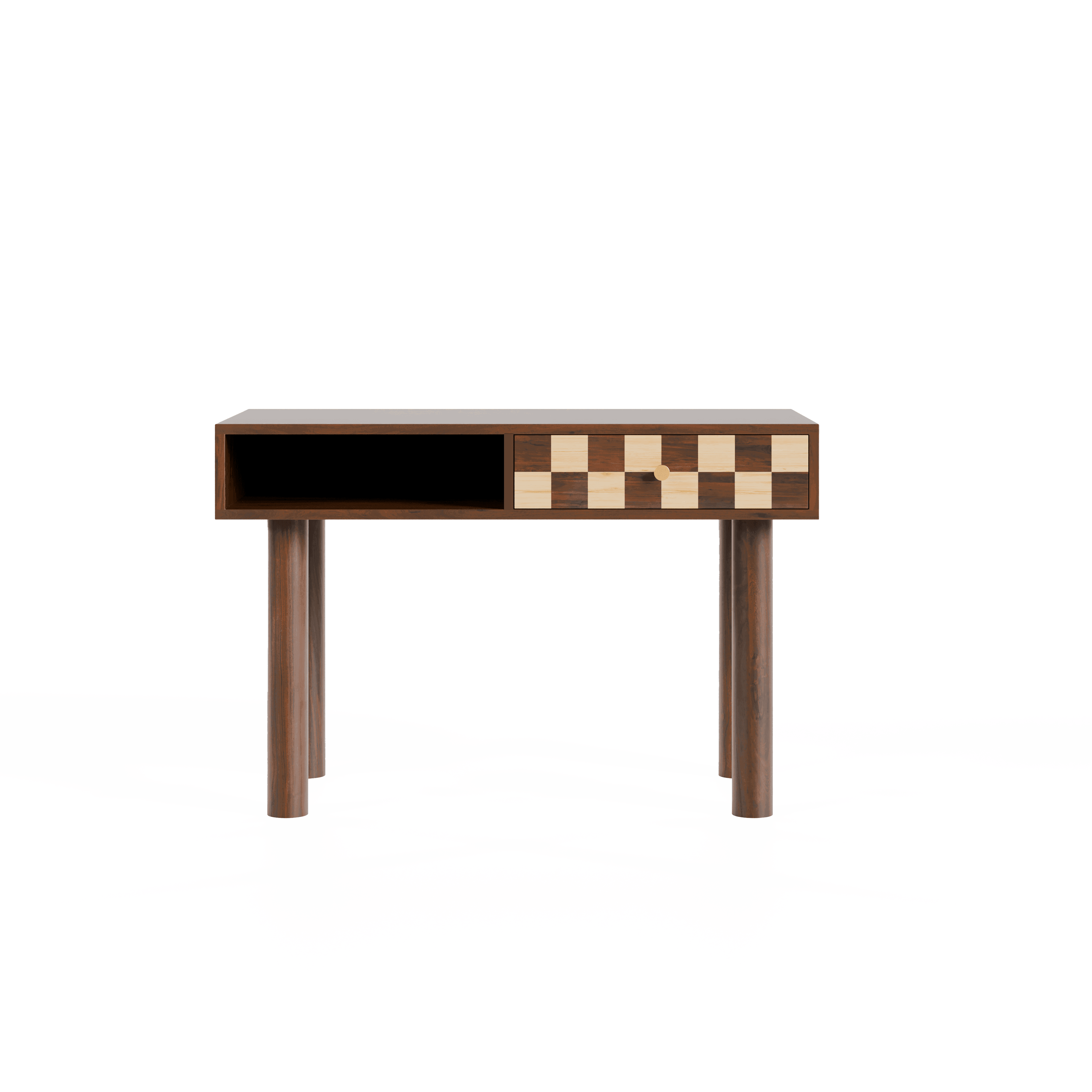 Buy Study Table - Chess Desk Drawer Table for Room & Wooden Study Table | Side Desk by Artisan Manor on IKIRU online store