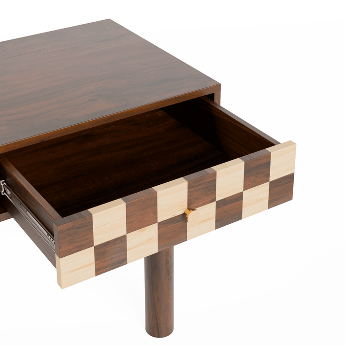 Buy Study Table - Chess Desk Drawer Table for Room & Wooden Study Table | Side Desk by Artisan Manor on IKIRU online store