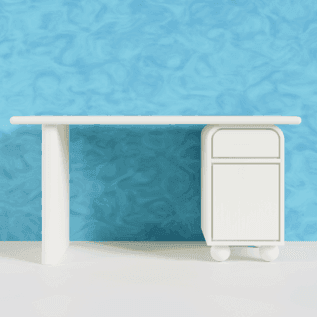 Buy Study Table - Santorini Study Desk For Home | Computer Table For Office by Artisan Manor on IKIRU online store