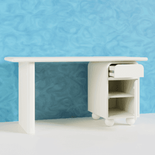 Buy Study Table - Santorini Study Desk For Home | Computer Table For Office by Artisan Manor on IKIRU online store