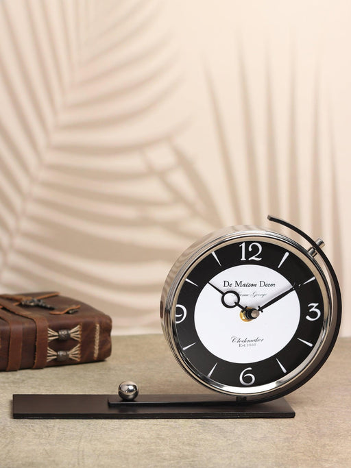 Buy Table Clock - Aleksi 2 | Table Clock for Home Decoration by De Maison Decor on IKIRU online store