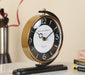 Buy Table Clock - Aleksi Round Decorative Aluminium Table Clock For Home & Office Desk by De Maison Decor on IKIRU online store