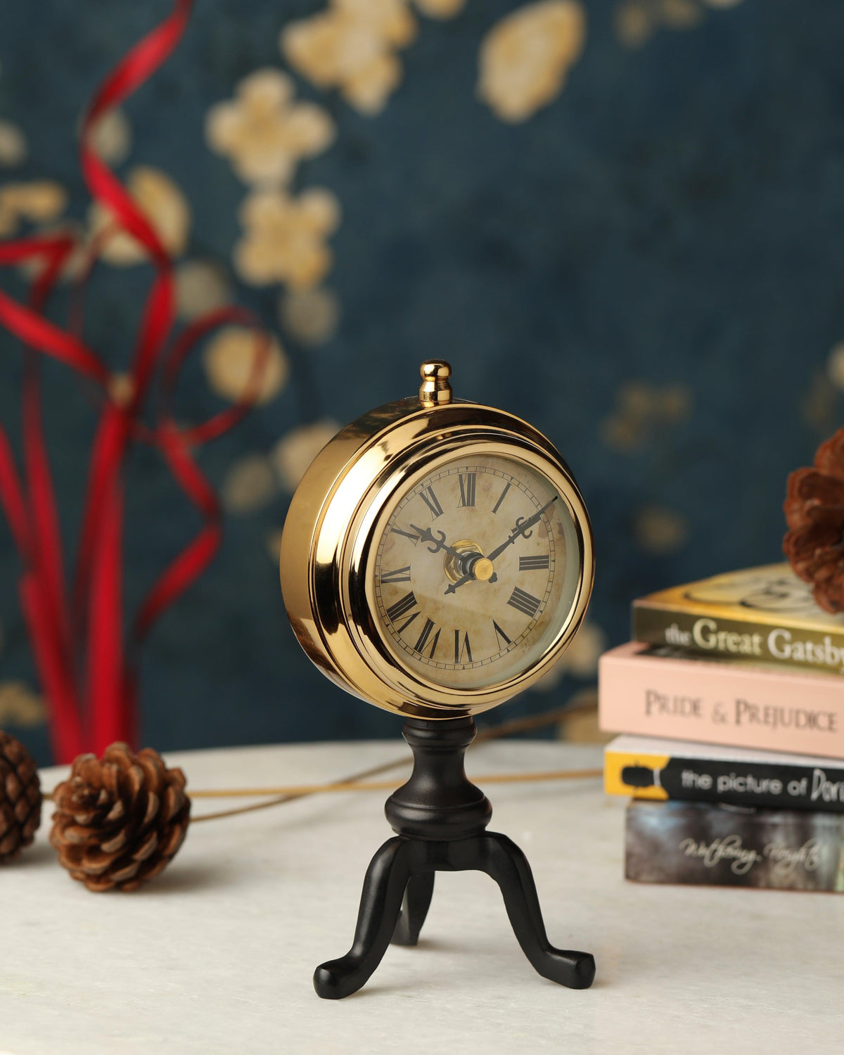 Chrono Aluminium Decorative Table Clock For Home & Office Desk - IKIRU