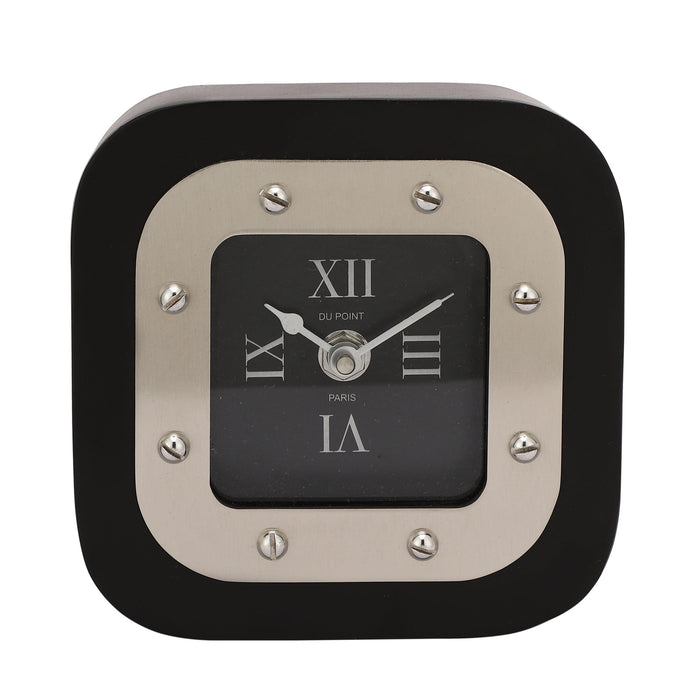 Buy Table Clock - Denki Classy Black & Golden Table Clock For Office Home & Gifting by De Maison Decor on IKIRU online store