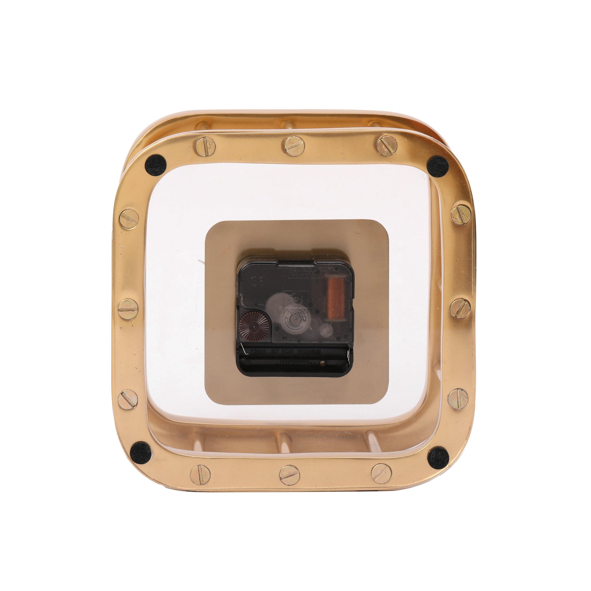 Buy Table Clock - Golden Aurelian Table Clock | Desk Clocks For Living Room by De Maison Decor on IKIRU online store