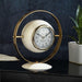 Buy Table Clock - Halo Stylish Gold & Ivory Table Clock For Side Table & Living Room by De Maison Decor on IKIRU online store
