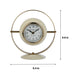 Buy Table Clock - Halo Stylish Gold & Ivory Table Clock For Side Table & Living Room by De Maison Decor on IKIRU online store