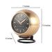 Buy Table Clock - Minimal Gold & Black Finish Globe Table Clock For Home & Office by De Maison Decor on IKIRU online store