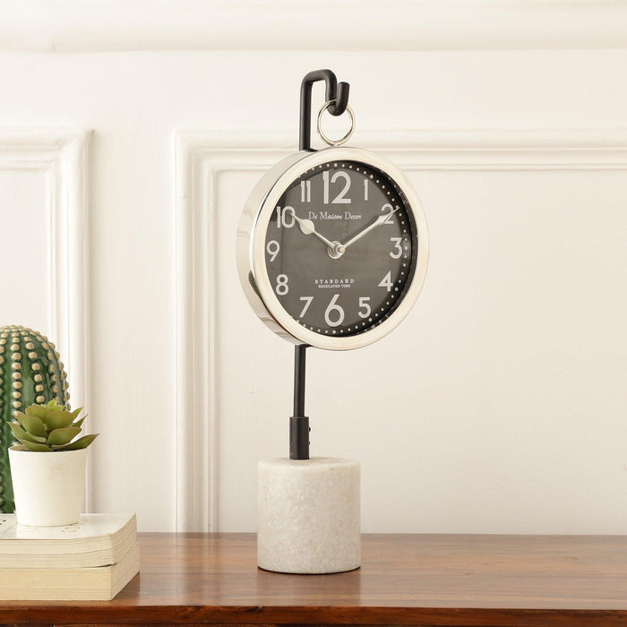 Buy Table Clock - Unique Decorative Suspended Table Clock For Living Room & Study Room Decor by De Maison Decor on IKIRU online store