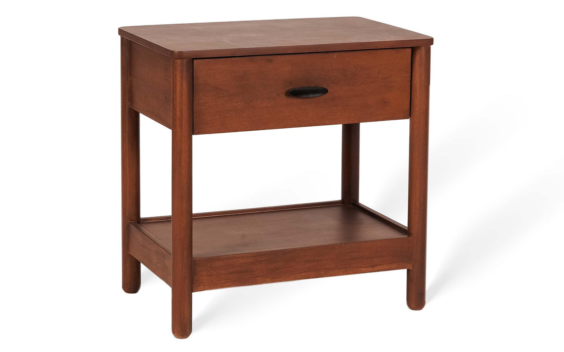 Buy Table - Coco Wooden Bedside Table With Storage & Drawer For Bedroom & Home by Orange Tree on IKIRU online store