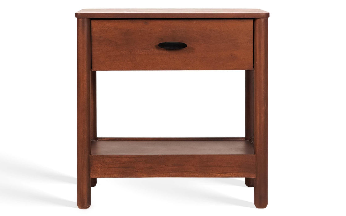 Buy Table - Coco Wooden Bedside Table With Storage & Drawer For Bedroom & Home by Orange Tree on IKIRU online store