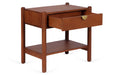 Buy Table - Joy Wooden Bedside Table With Drawer For Bedroom & Living Room by Orange Tree on IKIRU online store