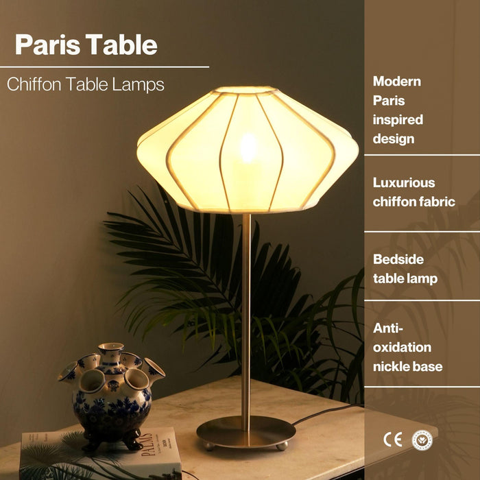 Buy Table lamp - Aesthetic Paris Table Lamp Luxe Collection | Unique Light For Home & Office Decor by Fig on IKIRU online store