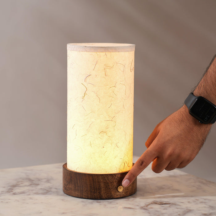 Buy Table lamp - Banana Paper Magnus Touch Sensor Lampshade | Wireless Table Lamp by Fig on IKIRU online store