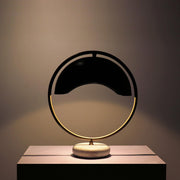 Buy Table lamp - Black Iron & Marble Nordique Round Table Lamp Light For Desk & Home Decor by Home Blitz on IKIRU online store