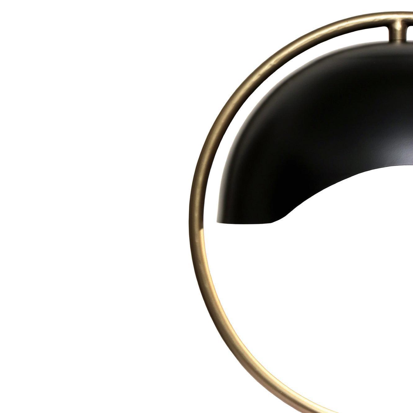 Buy Table lamp - Black Iron & Marble Nordique Round Table Lamp Light For Desk & Home Decor by Home Blitz on IKIRU online store