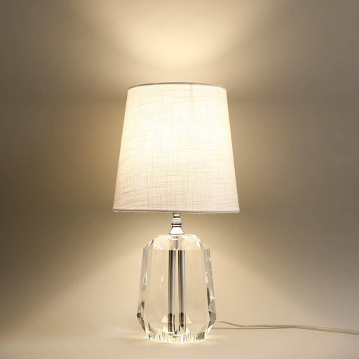 Buy Table lamp - Brera Table Lamp With Shade | Crystal Sofaside Lampshade by Home4U on IKIRU online store