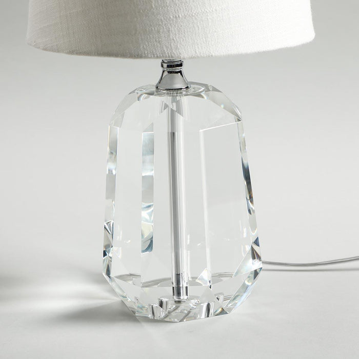 Buy Table lamp - Brera Table Lamp With Shade | Crystal Sofaside Lampshade by Home4U on IKIRU online store