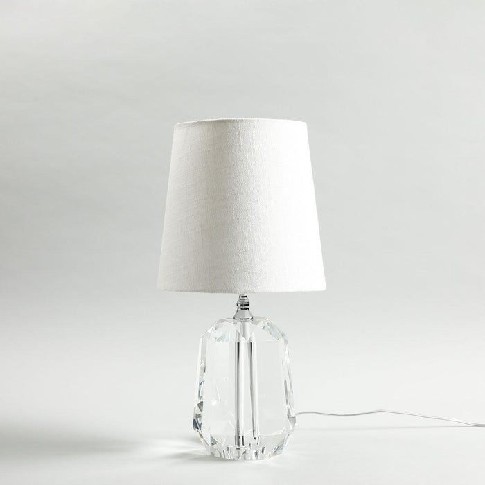 Buy Table lamp - Brera Table Lamp With Shade | Crystal Sofaside Lampshade by Home4U on IKIRU online store