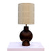 Buy Table lamp - Brown Hobo Ceramic Globus Table Lamp Light with Bulb For Home Decoration by Home Blitz on IKIRU online store