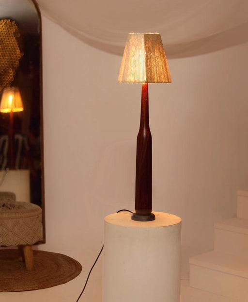 Buy Table lamp - Bunai Table Lamp by Lakkad Shala on IKIRU online store