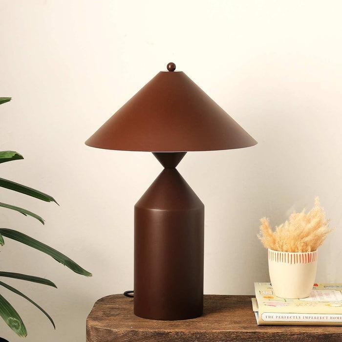 Buy Table lamp - Cone Casa Table Lamp | Black Metal Lamp For Home Decor by Fig on IKIRU online store