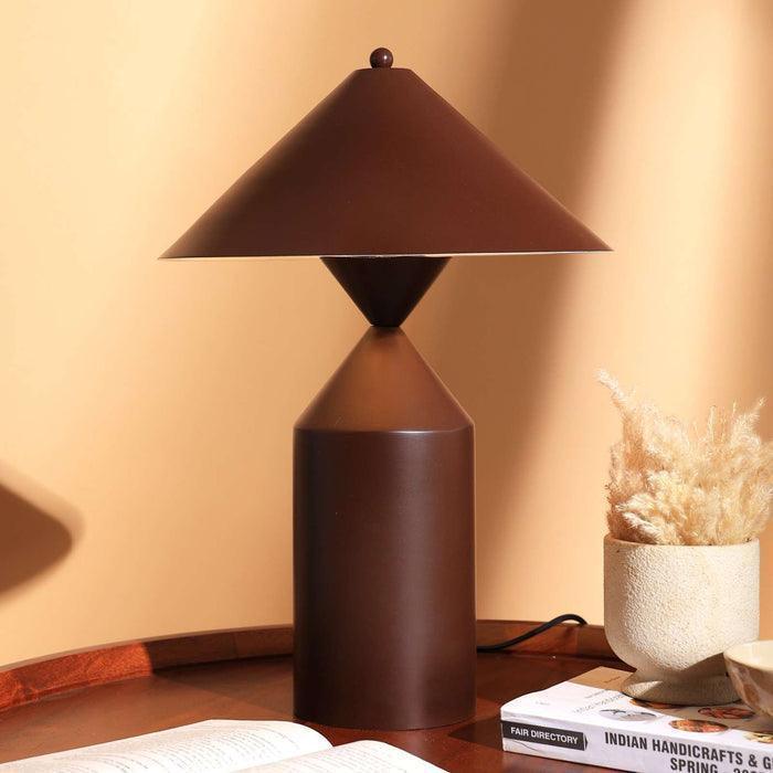 Buy Table lamp - Cone Casa Table Lamp | Black Metal Lamp For Home Decor by Fig on IKIRU online store