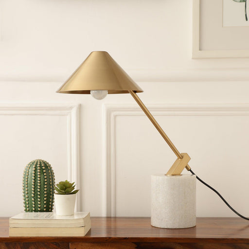 Buy Table lamp - Cone Shade Lamp by De Maison Decor on IKIRU online store