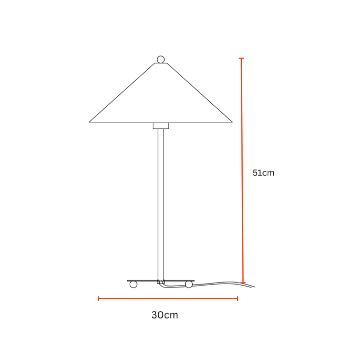 Buy Table lamp - Cone Stick Table Lamp | Study Desk Lampshade by Fig on IKIRU online store