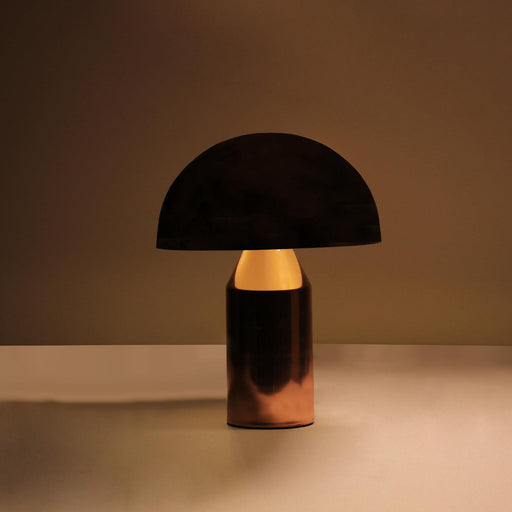 Buy Table lamp - Copper Finish Golden Antique Brisa Mushroom Table Lamp Light For Home Decor by Home Blitz on IKIRU online store