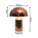 Buy Table lamp - Copper Finish Golden Antique Brisa Mushroom Table Lamp Light For Home Decor by Home Blitz on IKIRU online store