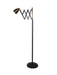 Buy Table lamp - Decorative Antique Brass & Black Scissor Arm Standing Lamp Light For Home Decor by Fos Lighting on IKIRU online store