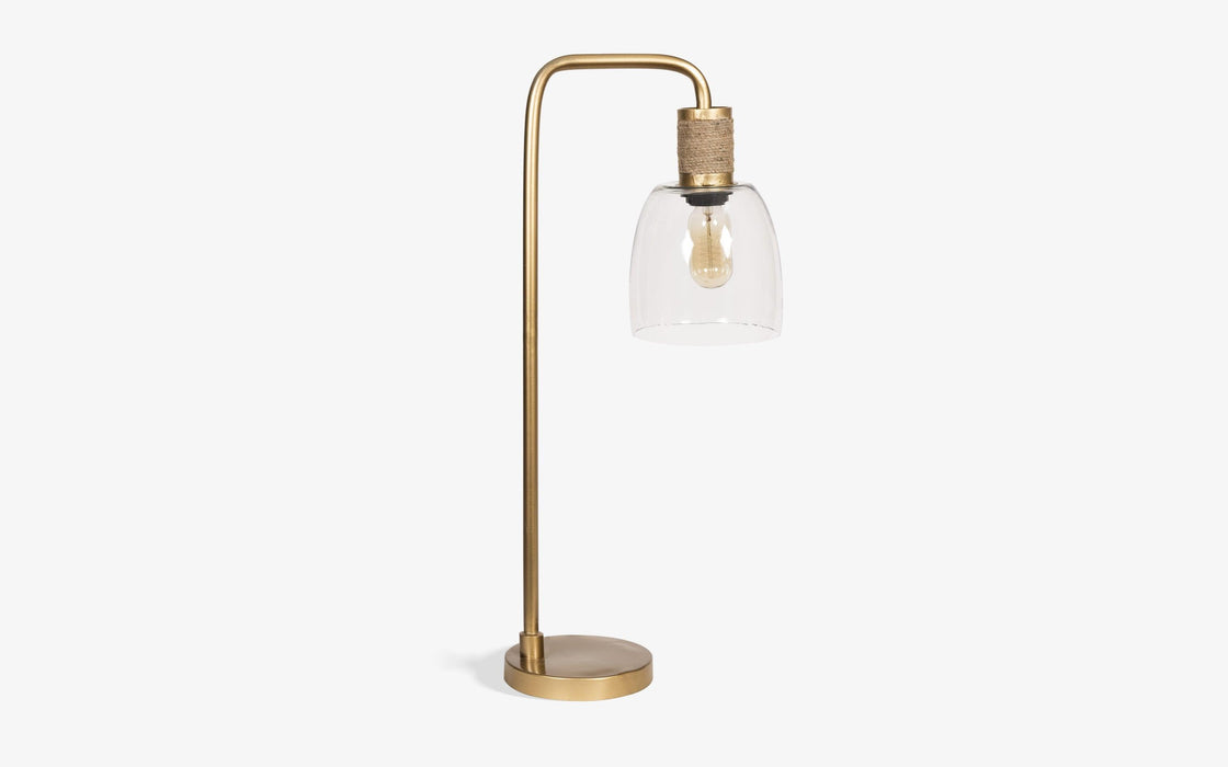 Buy Table lamp - Gambi Golden & Glass Finish Stylish Study Table Lamp For Home & Office by Orange Tree on IKIRU online store