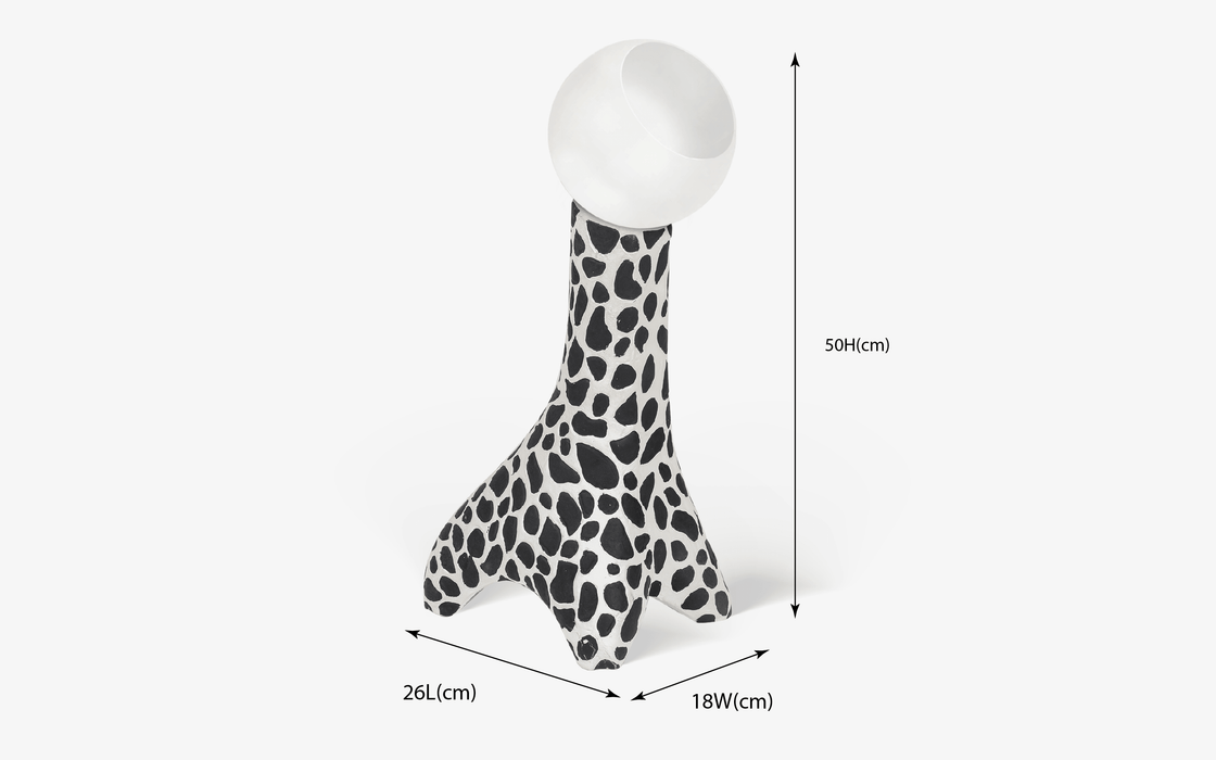 Buy Table lamp - Giraffe Black & White Decorative Table Lamp For Home Decor & Gifting by Orange Tree on IKIRU online store