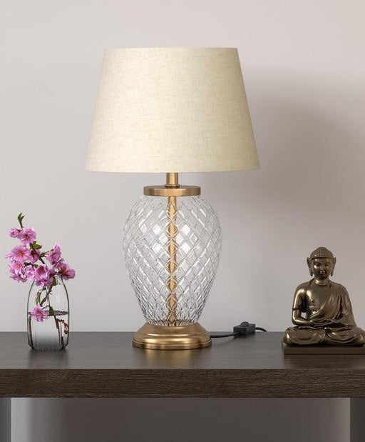 Buy Table lamp - Glass Table Lamp For Living Room And Bedroom by KP Lamps Store on IKIRU online store