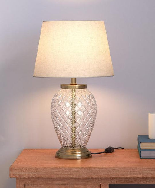 Buy Table lamp - Glass Table Lamp For Living Room And Bedroom by KP Lamps Store on IKIRU online store