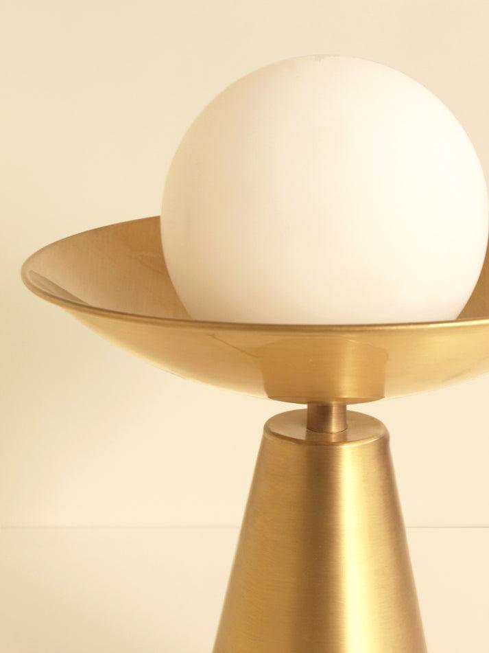 Buy Table lamp - Ignis Table Lamp for Desk | Premium Bedside Lampshade by Studio Indigene on IKIRU online store