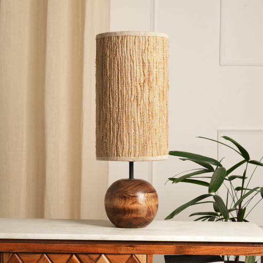 Buy Table lamp - Jute Weave Lamp | Table Lampshade For Living Room by Fig on IKIRU online store