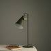 Buy Table lamp - Minimal Metallic Table Lamp Olive Green | Elegant Light For Study Room Or Office by Fig on IKIRU online store