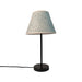 Buy Table lamp - Modern Printed Table Lamp Light | Handmade Paper Lampshade With Metal Base by Fig on IKIRU online store