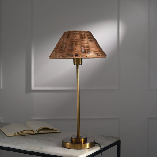 Buy Table lamp - Natural Cane Lamp by Fig on IKIRU online store