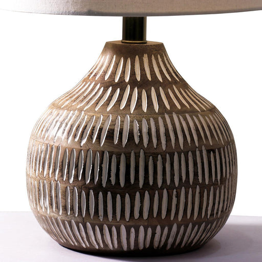 Buy Table lamp - Naybu Round Table Lamp | Bedside Lampshade by Home Blitz on IKIRU online store