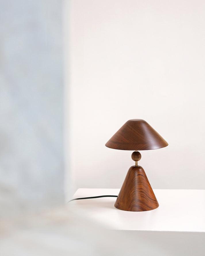 Buy Table lamp - Nuit Table Lamp | Luxury Bedside Lampshade by Studio Indigene on IKIRU online store