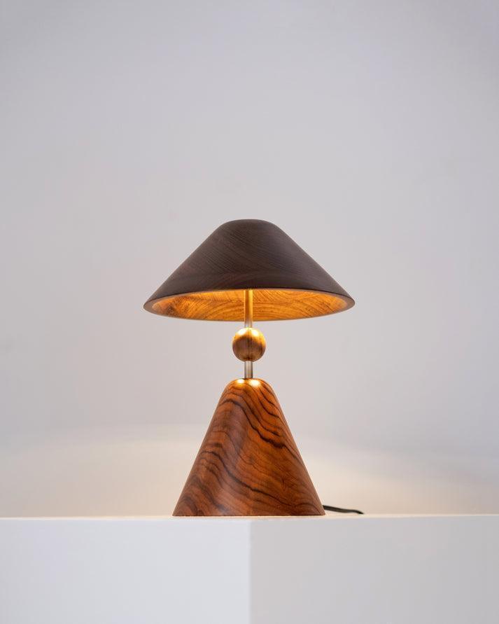 Buy Table lamp - Nuit Table Lamp | Luxury Bedside Lampshade by Studio Indigene on IKIRU online store