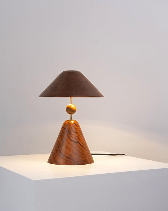 Buy Table lamp - Nuit Table Lamp | Luxury Bedside Lampshade by Studio Indigene on IKIRU online store