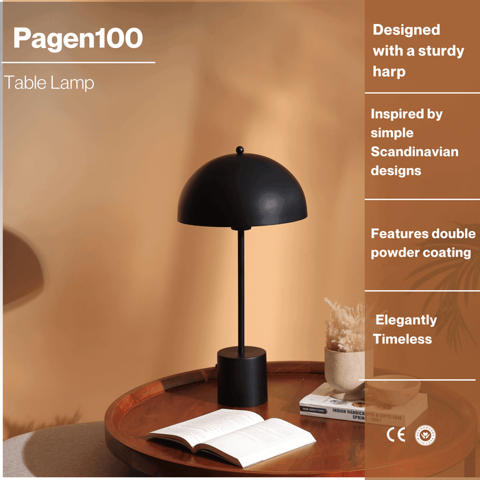 Buy Table lamp - Pagen 100 Table Lamp | Lampshade For Home Decor by Fig on IKIRU online store