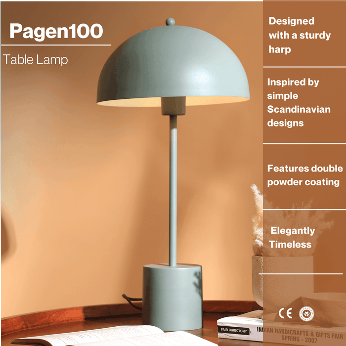 Buy Table lamp - Pagen 100 Table Lamp | Lampshade For Home Decor by Fig on IKIRU online store